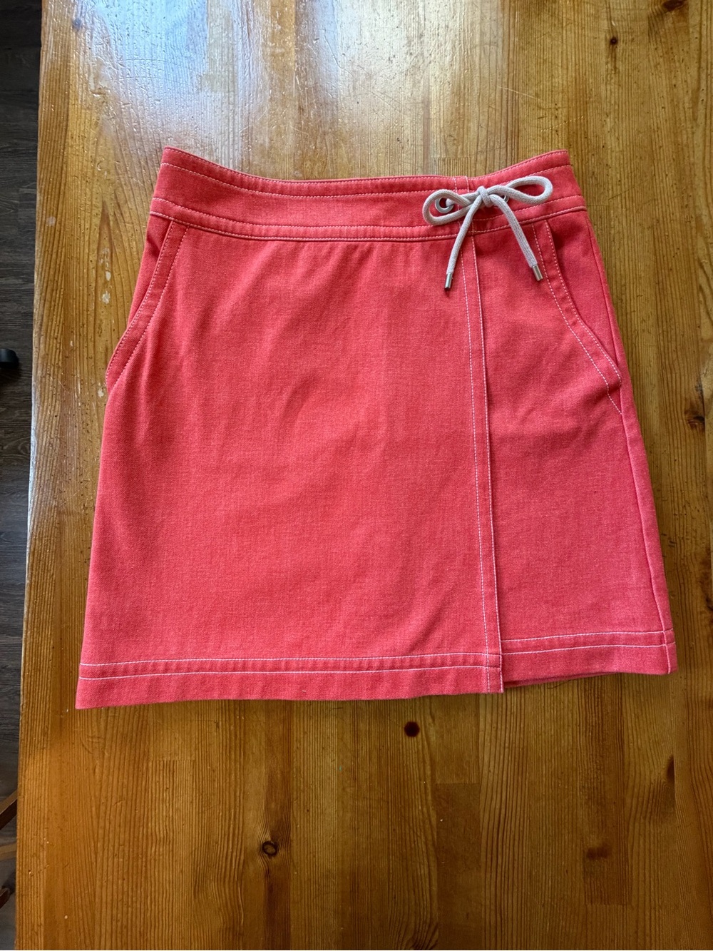 Ann Taylor Women’s Coral tie detail Skirt